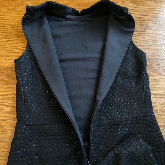 Calvin Klein Collection High-neck Elegant Black Sleeveless Dress - Picture 6 of 9